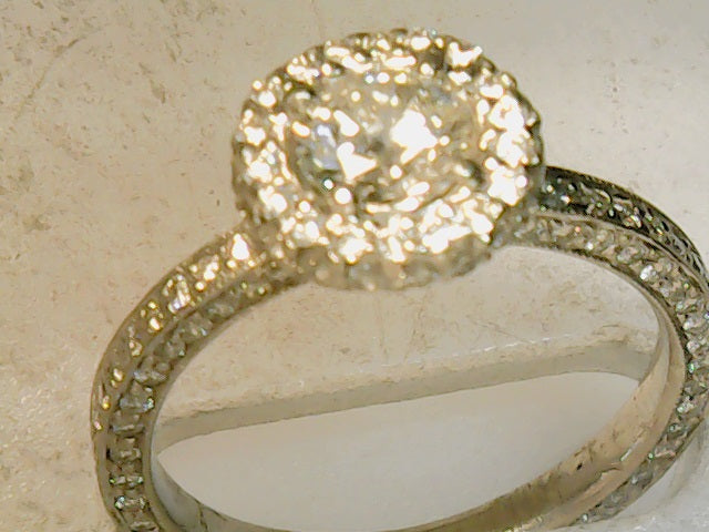 ladies platinum diamond ring