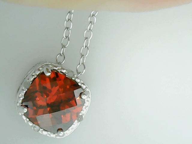 January birthstone necklace in
