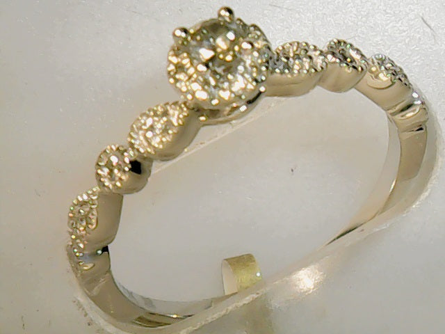 1o karat white gold engagement ring/promise ring