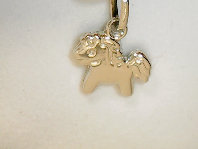Sterling silver pony charm