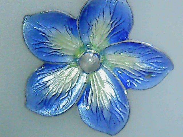 Nicole Barr Sterling silver Flower necklace