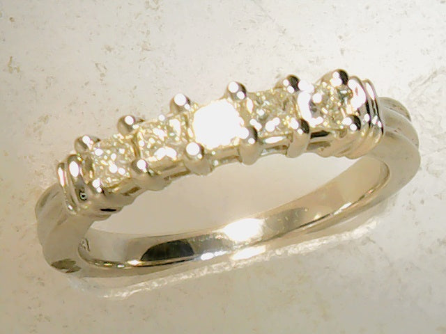 Platinum and diamond wedding b