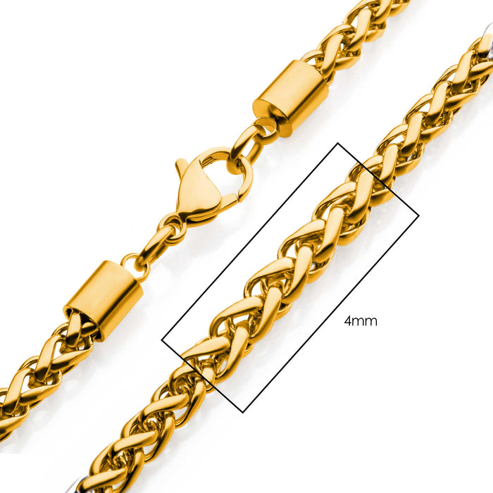 stainless gold plated 22