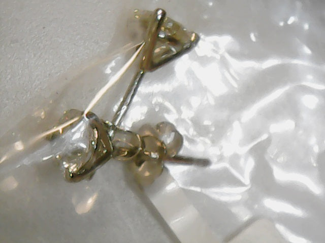 14ktwhite diamond martini stud