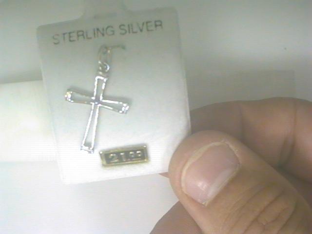charm sterling silver outline