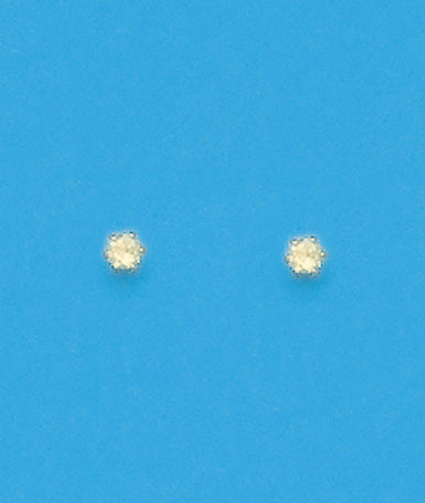 allergy free gen. peridot earr