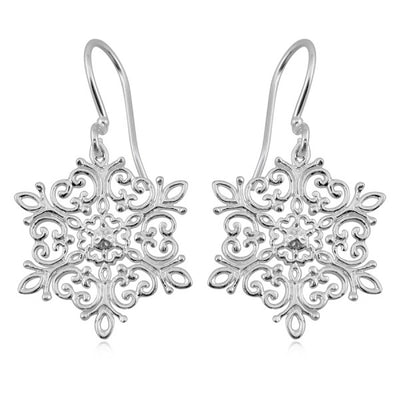 SS snowflake earrings
