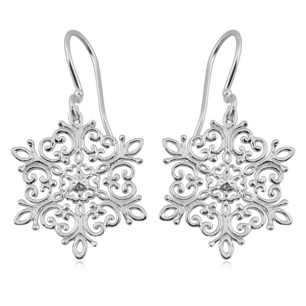 SS snowflake earrings