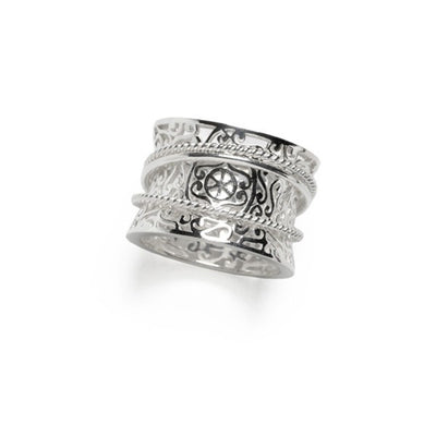 SG ornamental 3 band ring