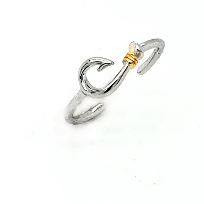 ss hook toe ring
