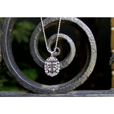 SS filigree open cross