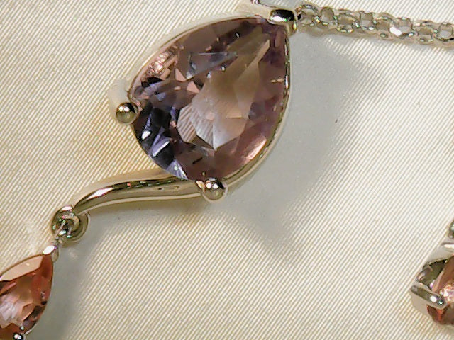 aurora pink tourmaline and ame