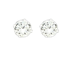 ss birthstone earrings APRIL