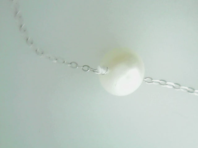 14kt white gold 6mm add a pear
