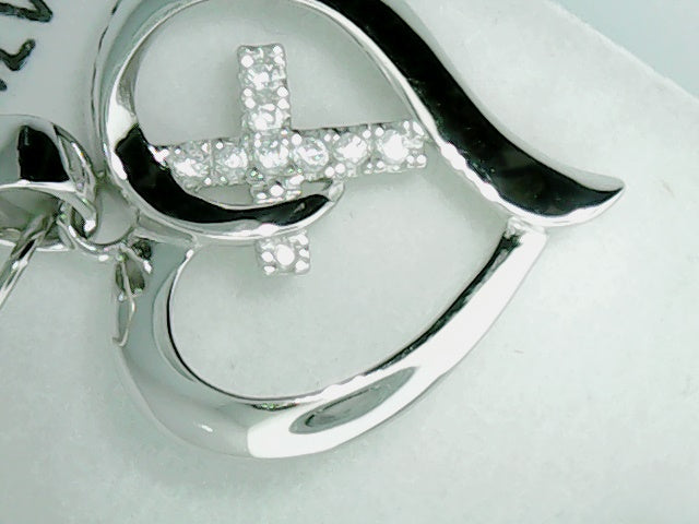 ss large heart with cross and
