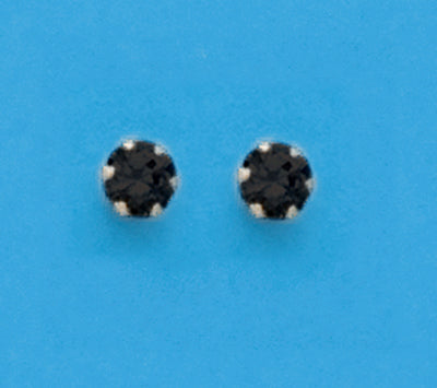6mm black cz