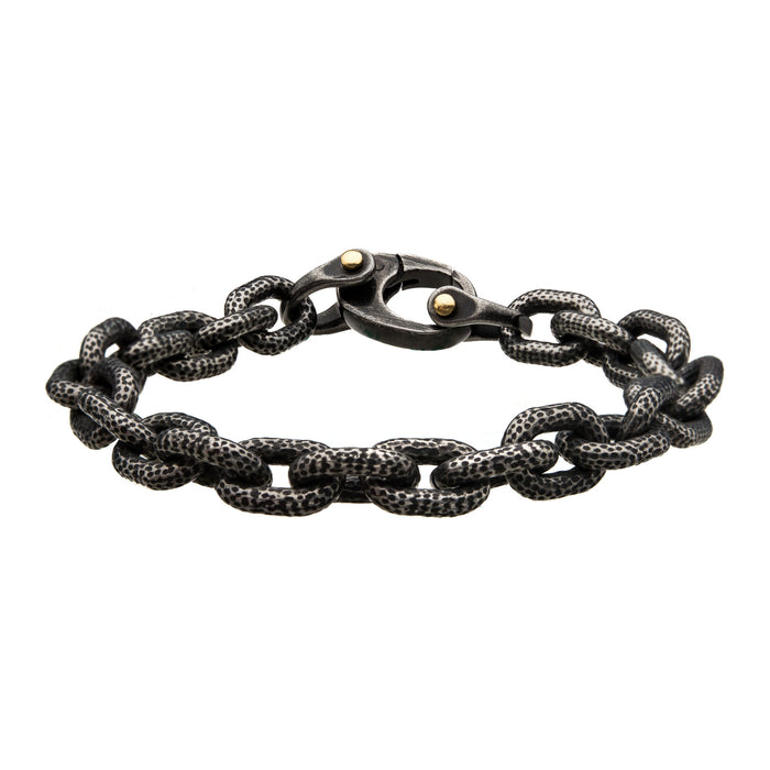 Antique curb link bracelet