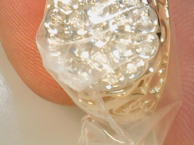 mens diamond nugget ring 10kty