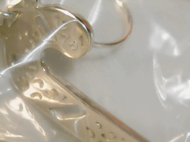 Sterling silver candy cane ear
