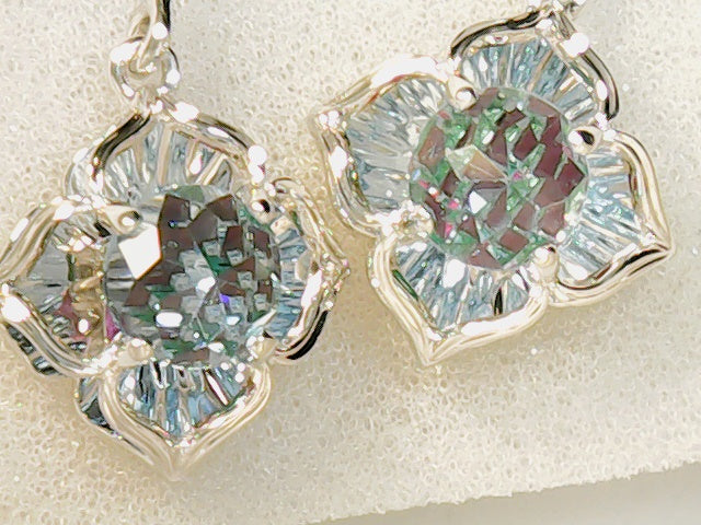 14ktwhite davinci earrings