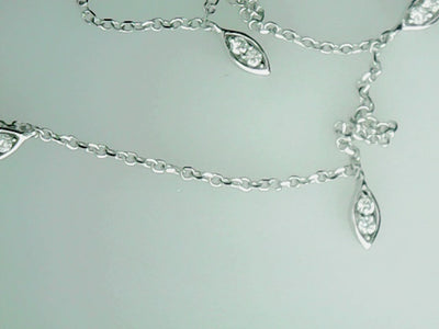 .16ct diamond necklace 14ktw