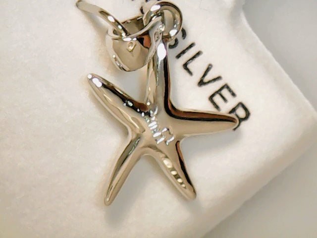 Sterling silver starfish charm
