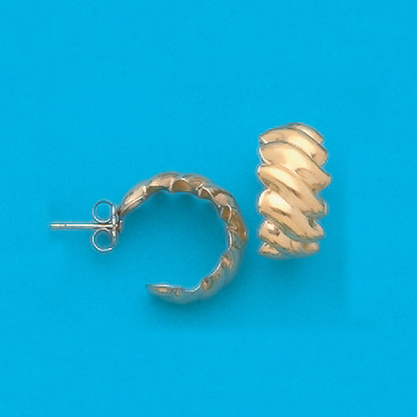 allergy free hoop earrings yel