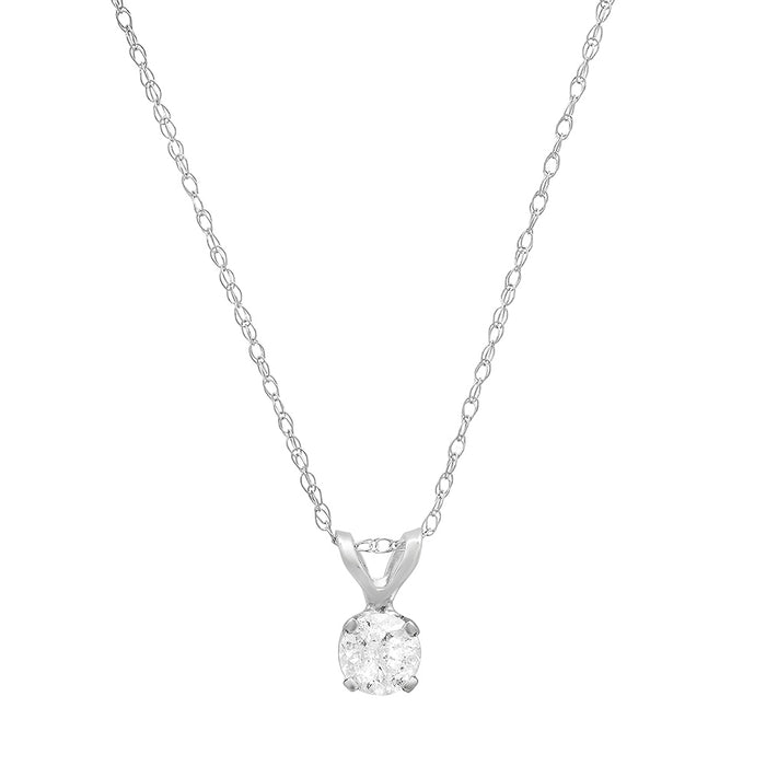 14kty diamond solitaire pendan