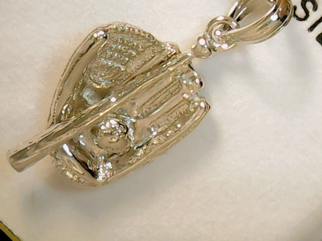 Sterling silver baseball bat b