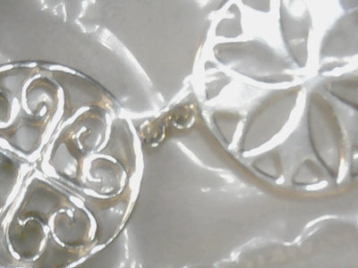 Sterling silver classic link b
