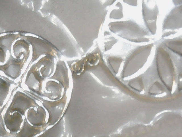 Sterling silver classic link b