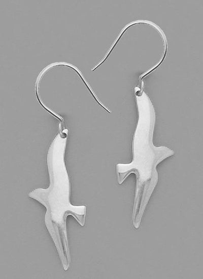 allergy free seagull earrings