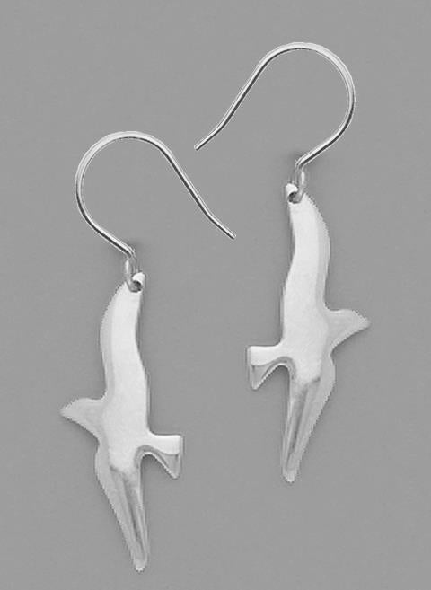 allergy free seagull earrings