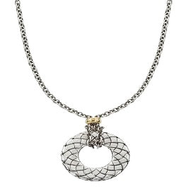 Alisa Sterling silver/ 18kt Traversa
