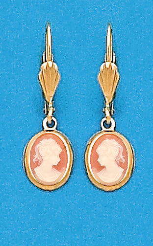 allergy free cameo earrings