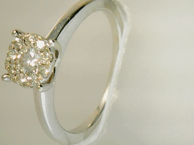 14kt diamond ring size 5.5