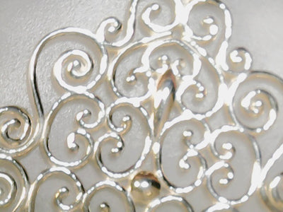 Sterling silver hand wrought j