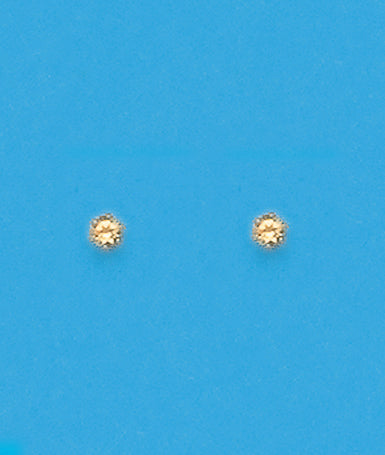 allergy free gen. citrine earr