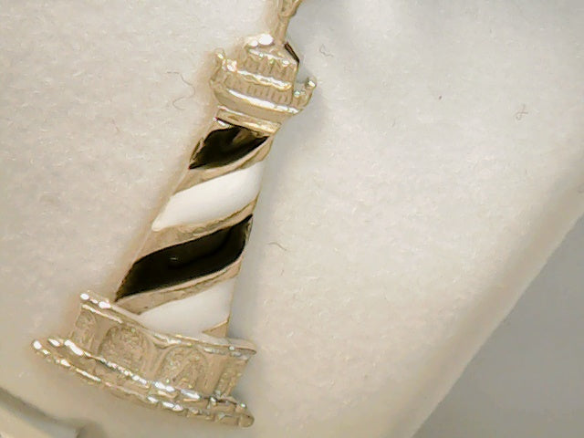 Sterling silver lighthouse pen