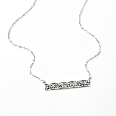 SS Horizontal balcony necklace