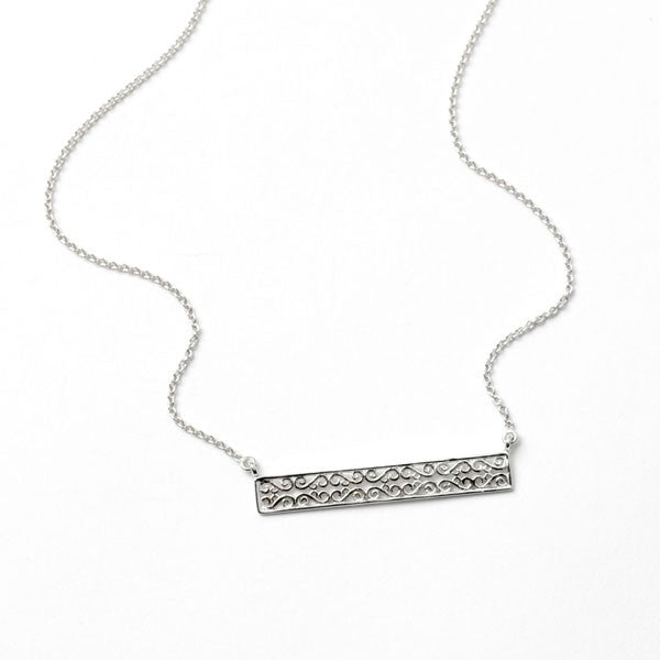 SS Horizontal balcony necklace