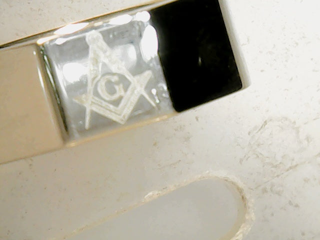 Stainless steel Masonic ring s