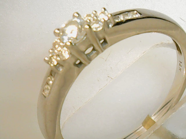 14ktwhite diamond ring .40cttw