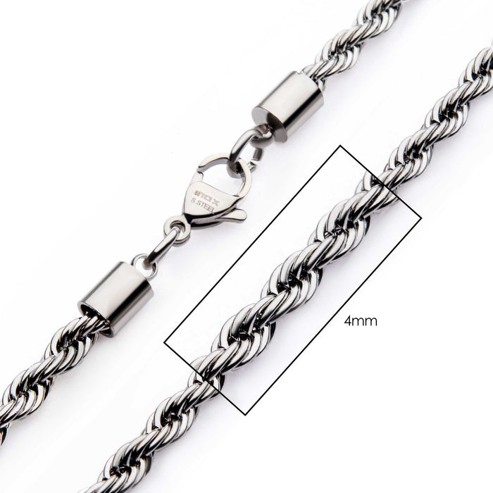 Stainless rope chain 24