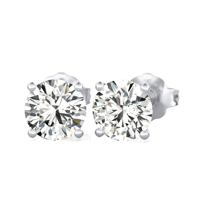 14ktw .25cttw 4 prong earring