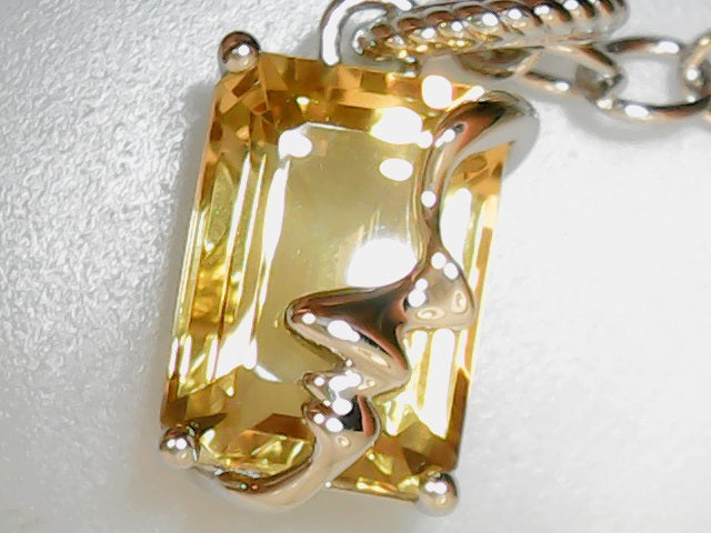 aurora borealis citrine pendan